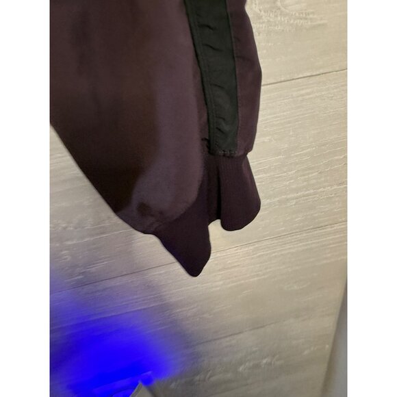 GapFit Womens Purple Jogger Pants With Black Side Stripe Ribbed Waistband & Cuff - Picture 7 of 14